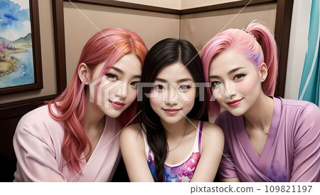 各家庭合照：紀念照【AI生成影像】 109821197