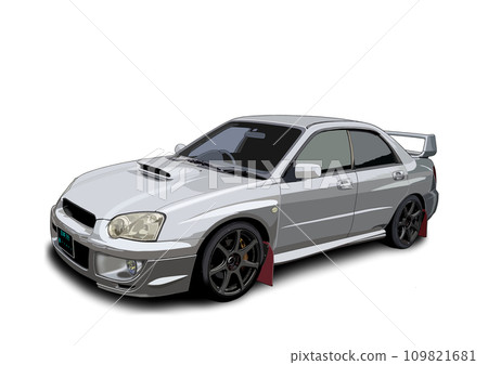 Silver car - CAR Silver car - CAR 109821681