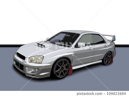 Silver car - CAR 109821684