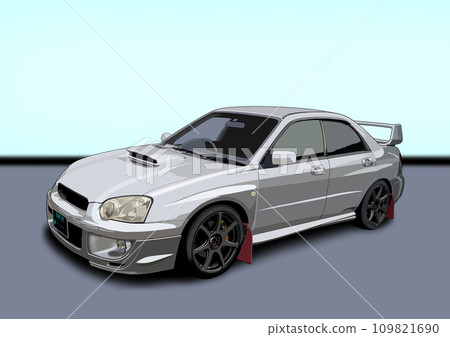 Silver car - CAR Silver car - CAR 109821690