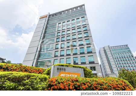 Building view of MediaTek Inc in Neihu of Taipei, Taiwan. It is a Taiwanese fabless semiconductor company. Building view of MediaTek Inc in Neihu of Taipei, Taiwan. It is a Taiwanese fabless semiconductor company. 109822221