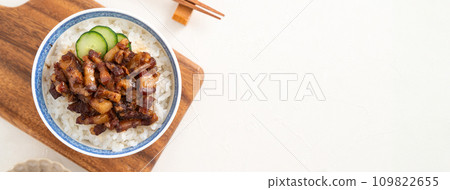 紅燒豬肉飯台式肉so蒲燒飯風扇 109822655