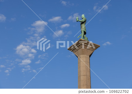 Olav Tryggvason Monument, Kongens Gate square, Trondheim, Norway Olav Tryggvason Monument, Kongens Gate square, Trondheim, Norway 109822702