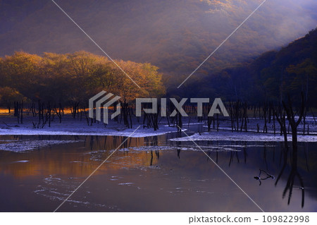 岩手縣遠野市秋季仙人渡 岩手縣遠野市秋季仙人渡 109822998