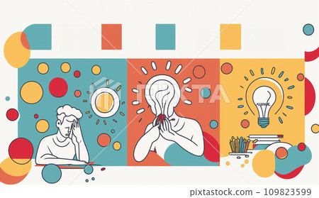 工作中解決問題：解決問題的場景和產生想法的過程。 109823599