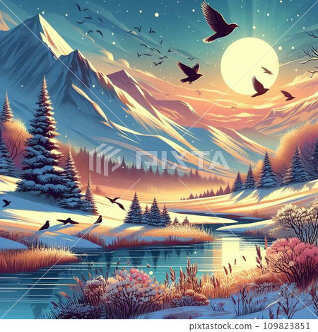 Winter scenery Winter scenery 109823851