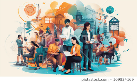 Diversity at work: cooperation between different industries, occupations, and cultures. Diversity at work: cooperation between different industries, occupations, and cultures. 109824169