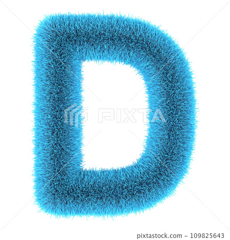 Sign Number And letter made from 3d render 109825643