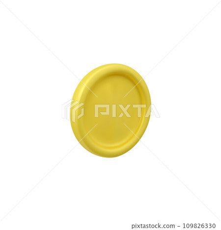 Gold 3D money coin symbol of cash, realistic vector illustration isolated. Gold 3D money coin symbol of cash, realistic vector illustration isolated. 109826330