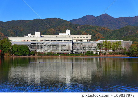 [京都府]京都國際會議中心的晴空和紅葉（寶池公園） 109827972