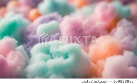 彩色棉質柔和的顏色 109828982