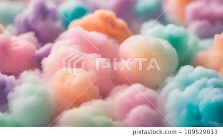 彩色棉質柔和的顏色 彩色棉質柔和的顏色 109829013
