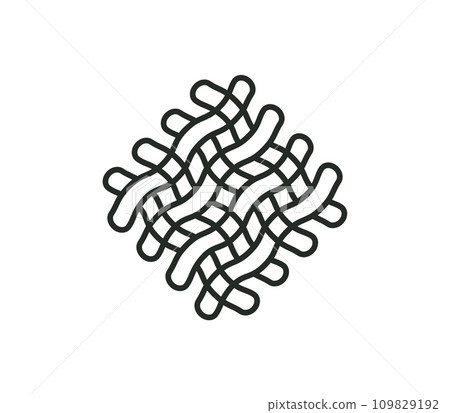 Textile, fabric, cloth icon. Vector illustration. 109829192