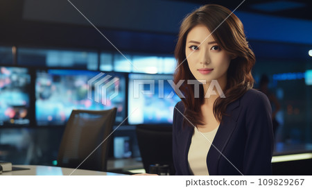 female announcer 109829267