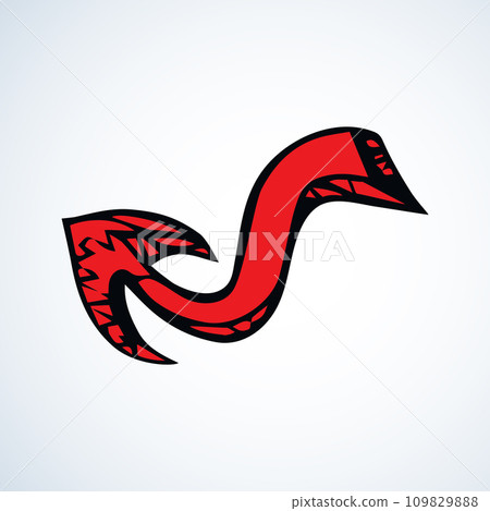 Arrow symbol. Vector drawing icon 109829888