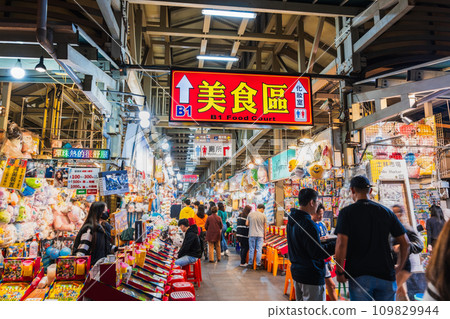 士林夜市，台灣 *部分柔焦 109829944