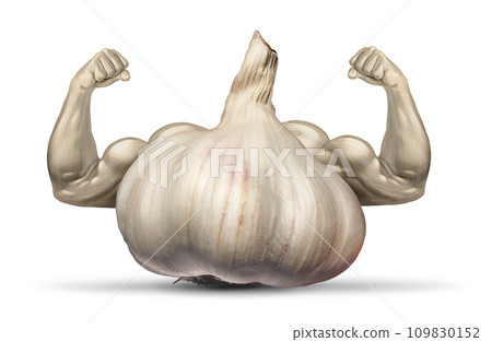 Garlic Power Concept Garlic Power Concept 109830152