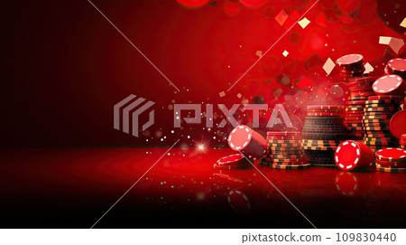 casino, gambling, poker, people and entertainment concept 109830440
