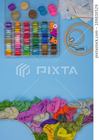 Threads and sewing accessories. Threads and sewing accessories. 109830529