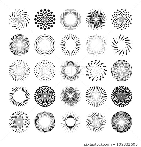 Brutalist geometric shapes, symbols. Simple primitive elements and forms. Bauhaus retro design, trendy contemporary minimalist style. Vector illustration 109832603
