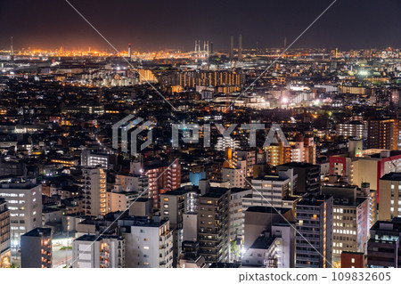 [神奈川縣]川崎市夜景 109832605
