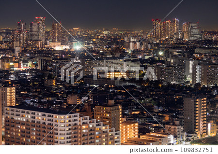 [Kanagawa Prefecture] Kawasaki city night view 109832751