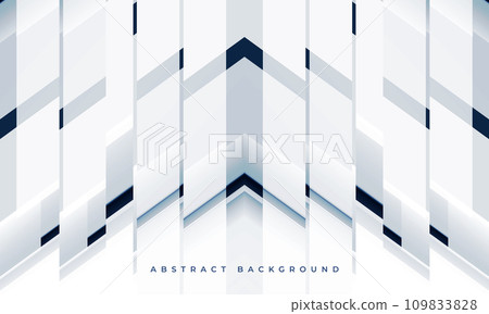 White and dark blue 3D geometric business background with abstract arrows. White technology futuristic modern abstract banner design. White and dark blue 3D geometric business background with abstract arrows. White technology futuristic modern abstract banner design. 109833828