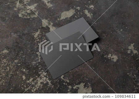 Grey business cards 109834611