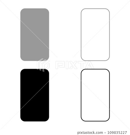 Bag of cement paper sack package component powder set icon grey black color vector illustration image solid fill outline contour line thin flat style Bag of cement paper sack package component powder set icon grey black color vector illustration image solid fill outline contour line thin flat style 109835227