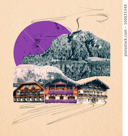 Konigsee, Germany - lake surrounded with mountains, Berchtesgaden National Park, Bavaria, Germany Konigsee, Germany - lake surrounded with mountains, Berchtesgaden National Park, Bavaria, Germany 109835348