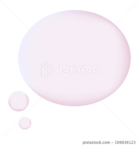 3d white speech bubble, social media chat message icon. Empty text bubble, comment, dialogue balloon vector 109836123