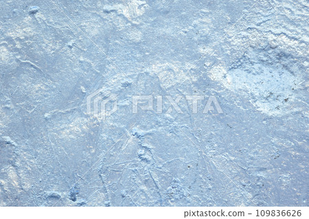 Macro photo of shiny blue ice surface, natural background photo 109836626