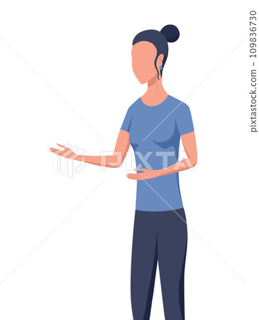 Angry female shouting to other, marriage problems. Woman quarrel, wife arguing, family conflict. Vector cartoon illustration Angry female shouting to other, marriage problems. Woman quarrel, wife arguing, family conflict. Vector cartoon illustration 109836730
