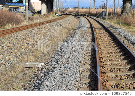 Railroad track Uetsu Main Line 109837843