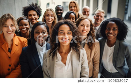 businesspeople happy to be there businesswoman businesspeople happy to be there businesswoman 109838037