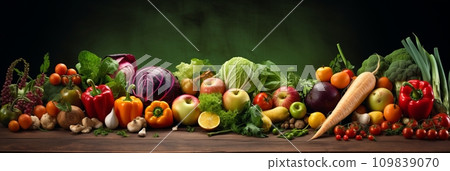 Background of fresh variety of vegetables Background of fresh variety of vegetables 109839070