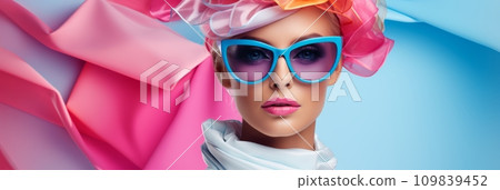 Fashion magazine cover 109839452