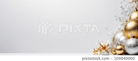 AI-generated content. Silver Spheres and Golden Stars 109840060