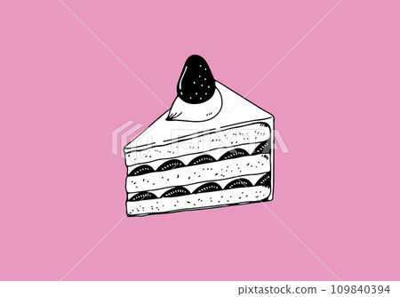 Short cake illustration 109840394