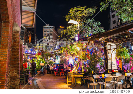 Taipei Ximending at night Taipei Ximending at night 109840709
