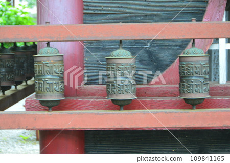 Prayer Wheel (Kinjo-in Temple (Yamaguchi Kannon) / 2203 Kamiyamaguchi, Tokorozawa City, Saitama Prefecture) Prayer Wheel (Kinjo-in Temple (Yamaguchi Kannon) / 2203 Kamiyamaguchi, Tokorozawa City, Saitama Prefecture) 109841165