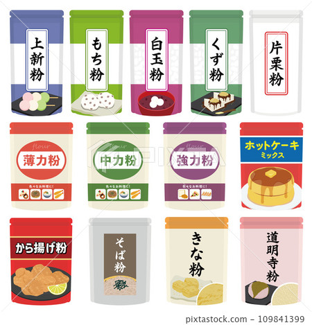 用於烹飪的麵粉插圖集 109841399