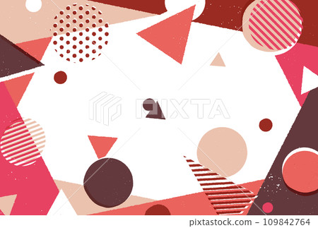 Background material_Rough Memphis pattern Background material_Rough Memphis pattern 109842764