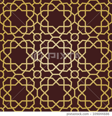 Modern Seamless Pattern in Arabian Style Modern Seamless Pattern in Arabian Style 109844886
