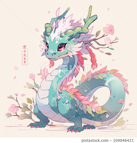 dragon illustration 109846421