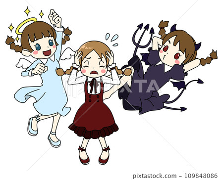 一個在天使與魔鬼之間徘徊的女孩 一個在天使與魔鬼之間徘徊的女孩 109848086