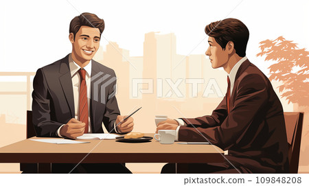 Job interviews: job interviews and 1:1 meetings. Job interviews: job interviews and 1:1 meetings. 109848208