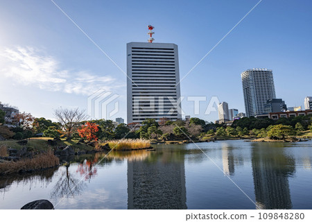 舊芝離宮恩賜庭園的早晨 舊芝離宮恩賜庭園的早晨 109848280