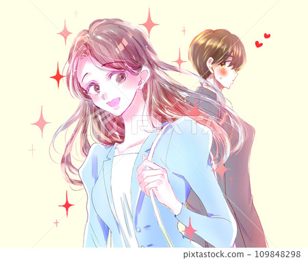 一個男上班族愛上了一個女上班族 109848298