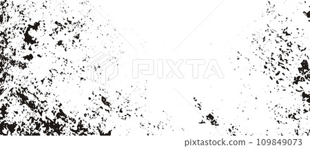 Vintage grunge background with vintage dots and speckles. Distressed overlay texture. Vector illustration 109849073